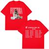 2026 Summer Singer TINI STOESSEL Futtura Tour Vintage Printed Tshirt Unisex Women Hiphop Tshirts Cotton Casual Tshirt Streetwear