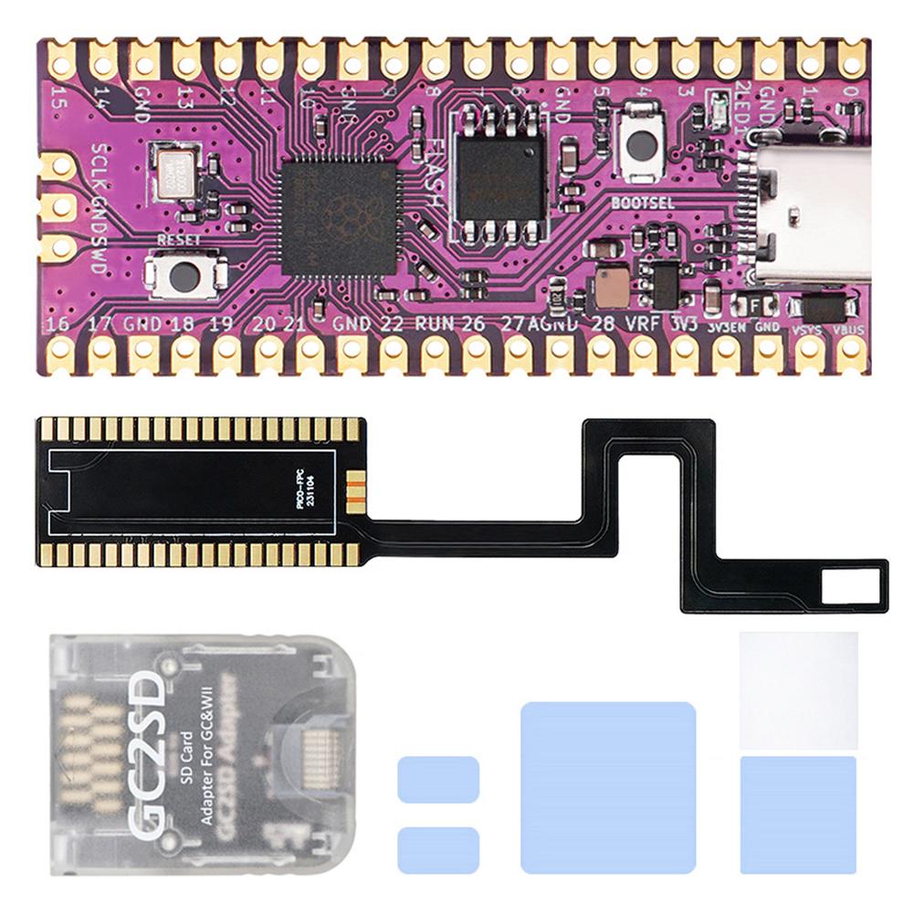 For Raspberry Pi Pico Picoboot FPC Flexible Ribbon Cable with GC2SD/SD2SP2 FPC Flex Solder Cable for NGC Gamecube Game Console