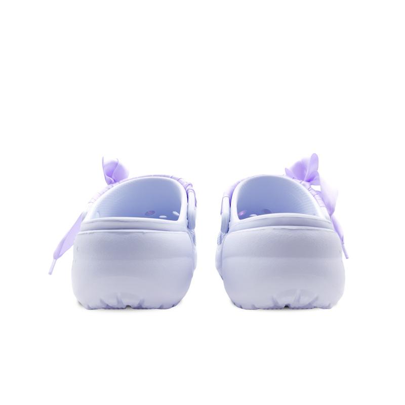 Crocs Classic Platform Clog Crocs Wisteria Ribbon Gift Box Tanabata Limited Clogs Women's Purple