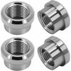 Aluminum 1/2" NPT Female Weld On Bung Weldable Fitting 4PCS