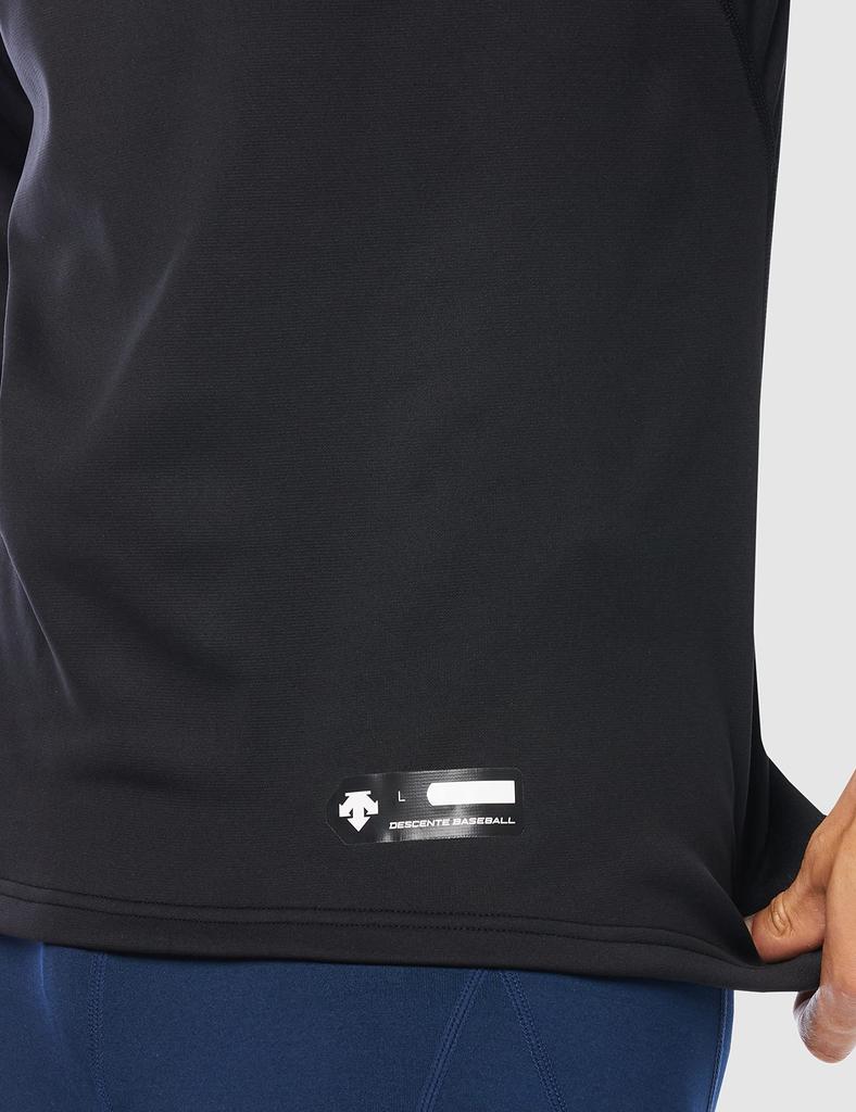 DESCENTE High Neck Long Sleeve Undershirt Size STD-658 (Black, S)