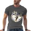 wolf TShirt Basic Simple Design Short Sleeve Shirt