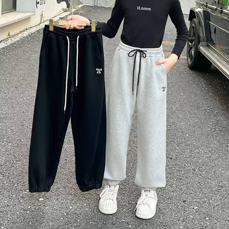 

Флисовые спортивные штаны для девочек - Осенне-зимняя мода для подростков 170