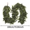 Artificial Cedar Wreath-Vine For Christmas Multipurpose Decorative Garland For Mantelpiece Elegance