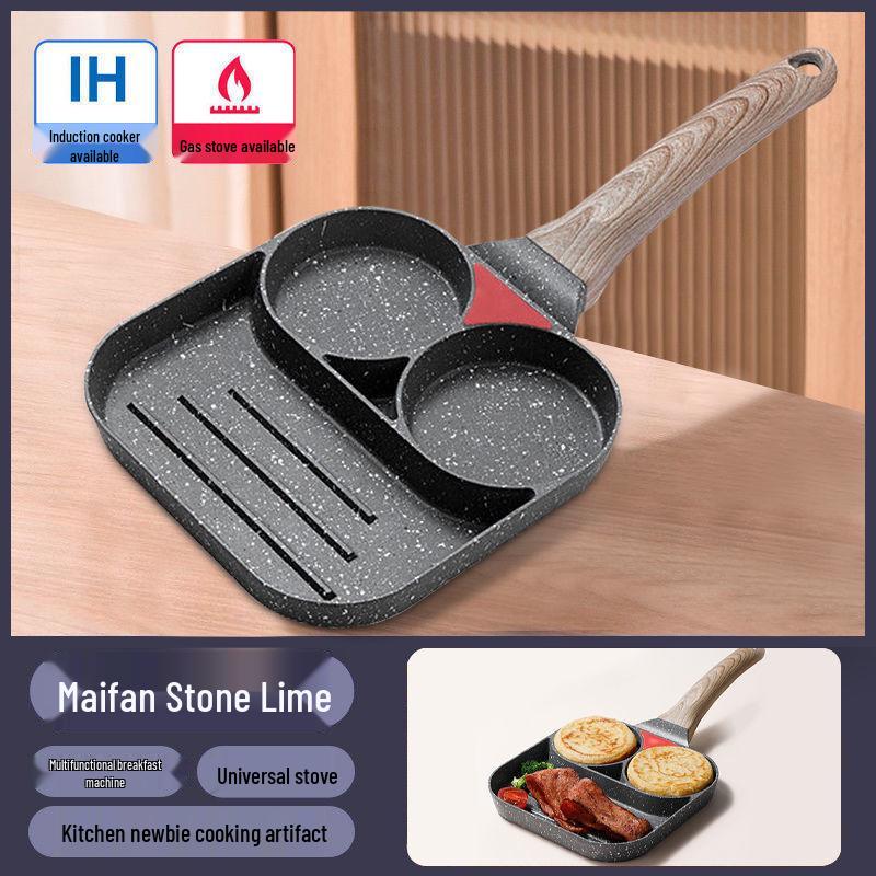 Multi-Functional Non-Stick Breakfast Maker for Burgers, Fried Eggs, Pancakes, Steaks, and Sandwiches