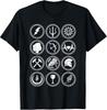 T-Shirt inspiriert von der griechischen Mythologie mit Design von Göttern und Göttinnen