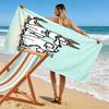 Simon's Cat Print Strandlaken, Groot Zacht Sneldrogend Handdoek voor Strand Camping Zwemmen