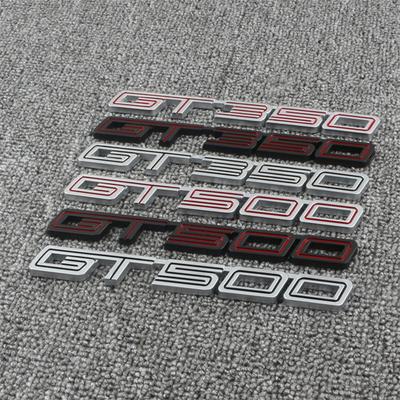 1Pc 3D Metal Car Sticker GT Trunk Fender Logo Decals For Mustang Shelby GT GT350 GT500 Badge Emblems Parts Accessories