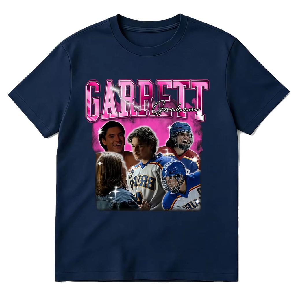 2026 Sommer Heißer Verkauf Außerhalb des Campus Garrett Graham Grafik T-Shirts Briar University Eishockey T-Shirt Unisex Lässig Outdoor Baumwoll-T-Shirt