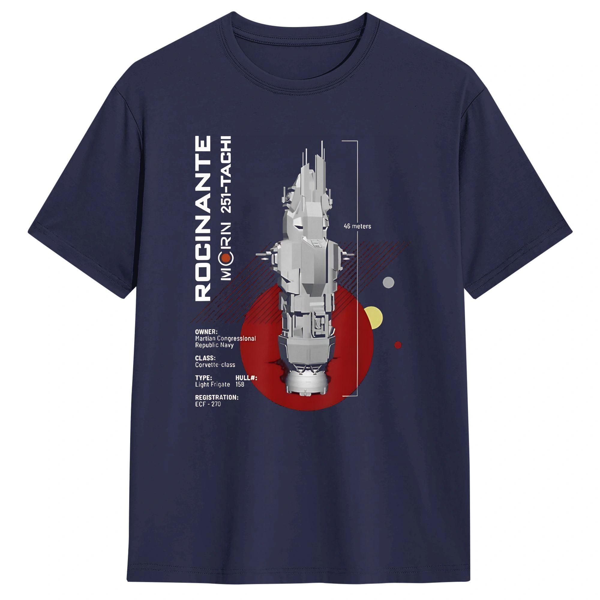

The Expanse MCORN Rocinante TShirt Unisexs Street Style TShirts Summer O Neck Harajuku Tee Shirt Casual Oversized Clothes 4XL