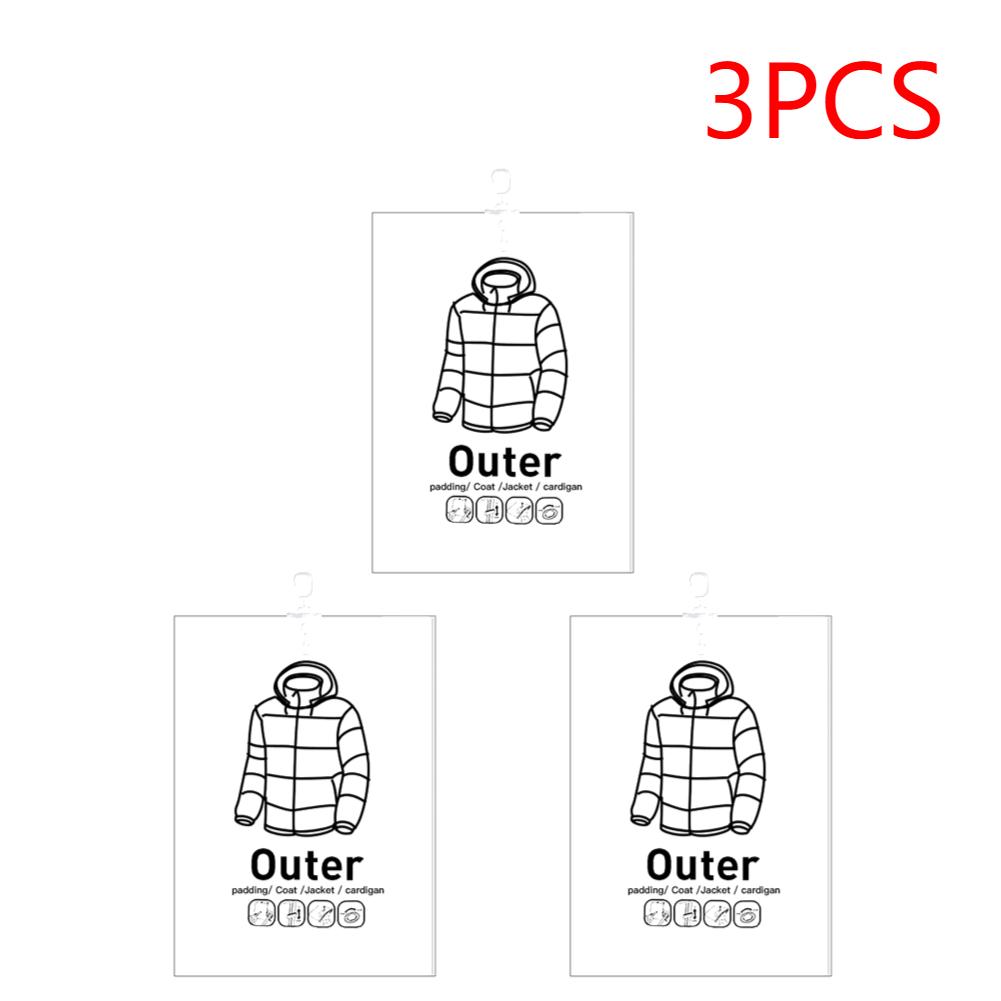 1-10PCS Vacuum Storage Hanging Bag Dustproof Clothes Compression Storage Bag Space Saving for Clothes Down Overcoat