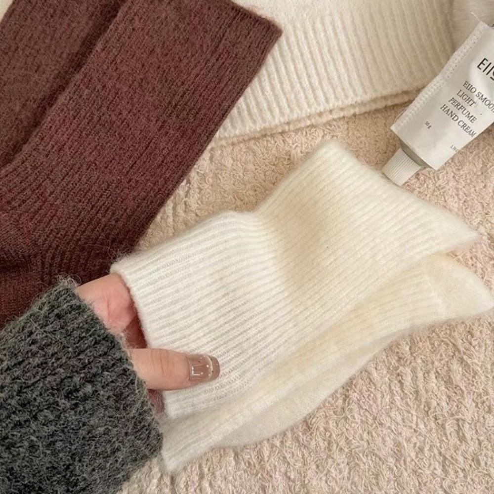 Autumn Winter Floor Sleeping Socks Thicken Knitted Crew Socks 2025 Cashmere Socks