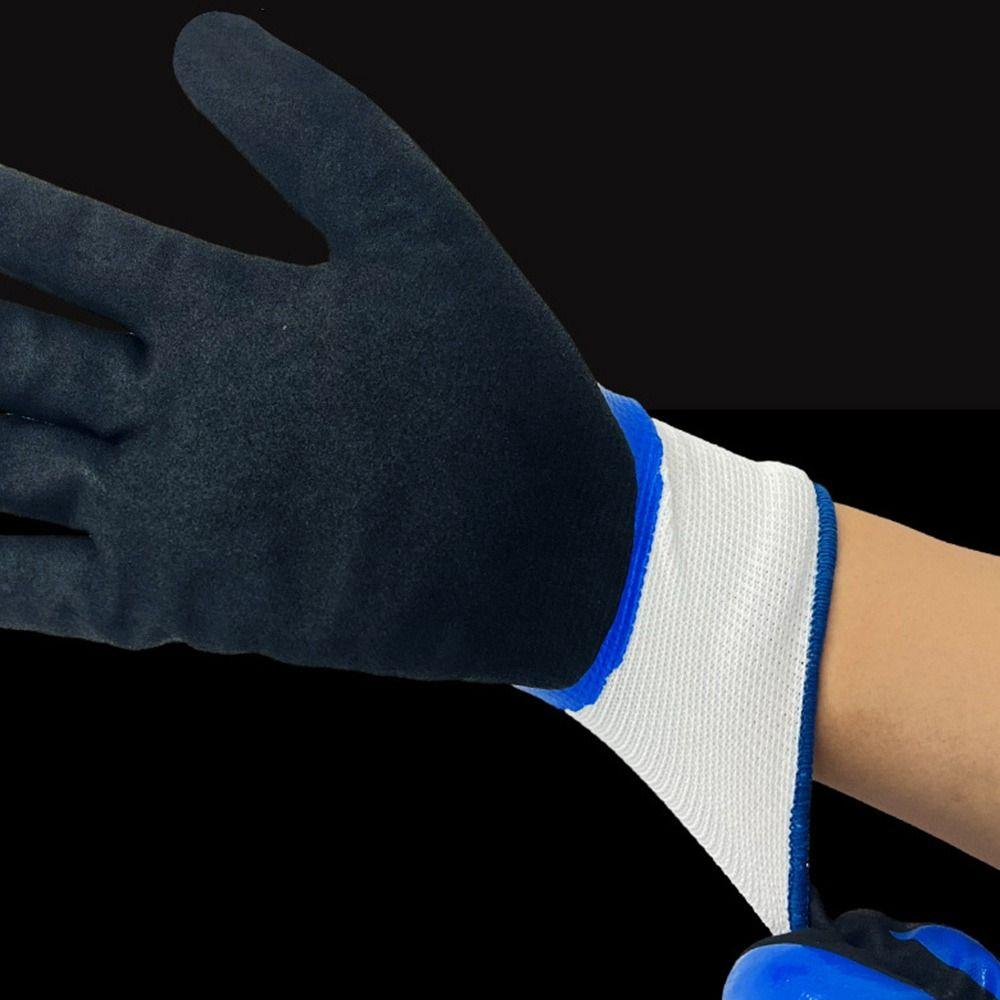 Blue Electrician Insulating Gloves High Elasticity Work Safe Gloves Touch Screen Glove  Electrical