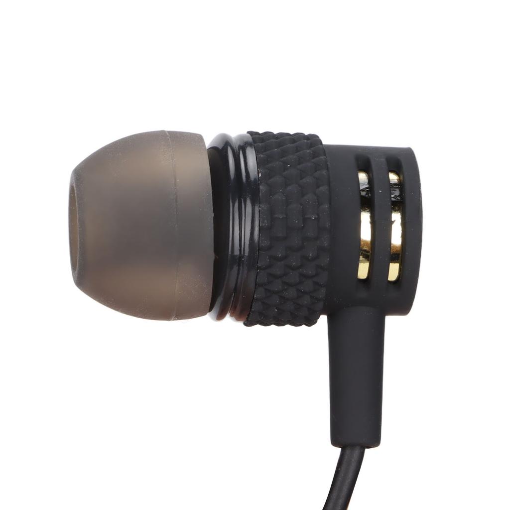 JY‑075 3.5mm Plug Headphones Noise Isolation Wired Earbuds with Mic and Call Controller for Exercise