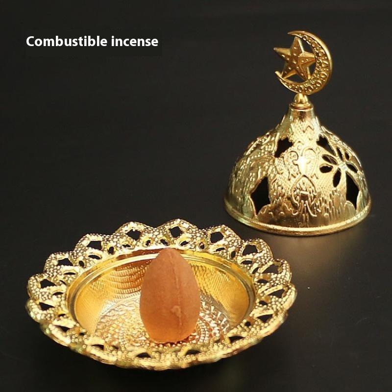 Alloy Aroma And Incense Burner Decorative Censer Home Decoration Mini Living Room Aromatherapy Ornament