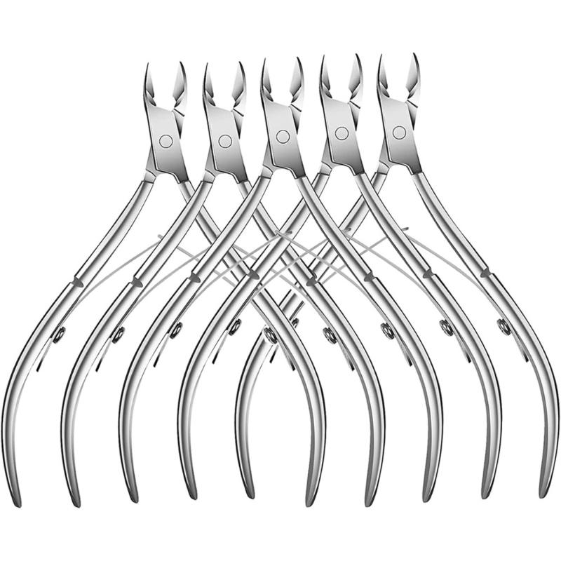 Cuticle Trimmer Cuticle Nippers Professional Stainless Steel Cuticle Cutter Clippers Cuticle Remover Pedicure Manicure Tools