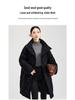 Women's Winter Retro Diamond Pattern Goose Down Coat with Stand-Up Collar - Casual & Warm Loose Style