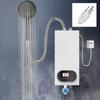Instant Hot Water Instant Water Heater Digital Display Tankless Water Heater  Shower Heating