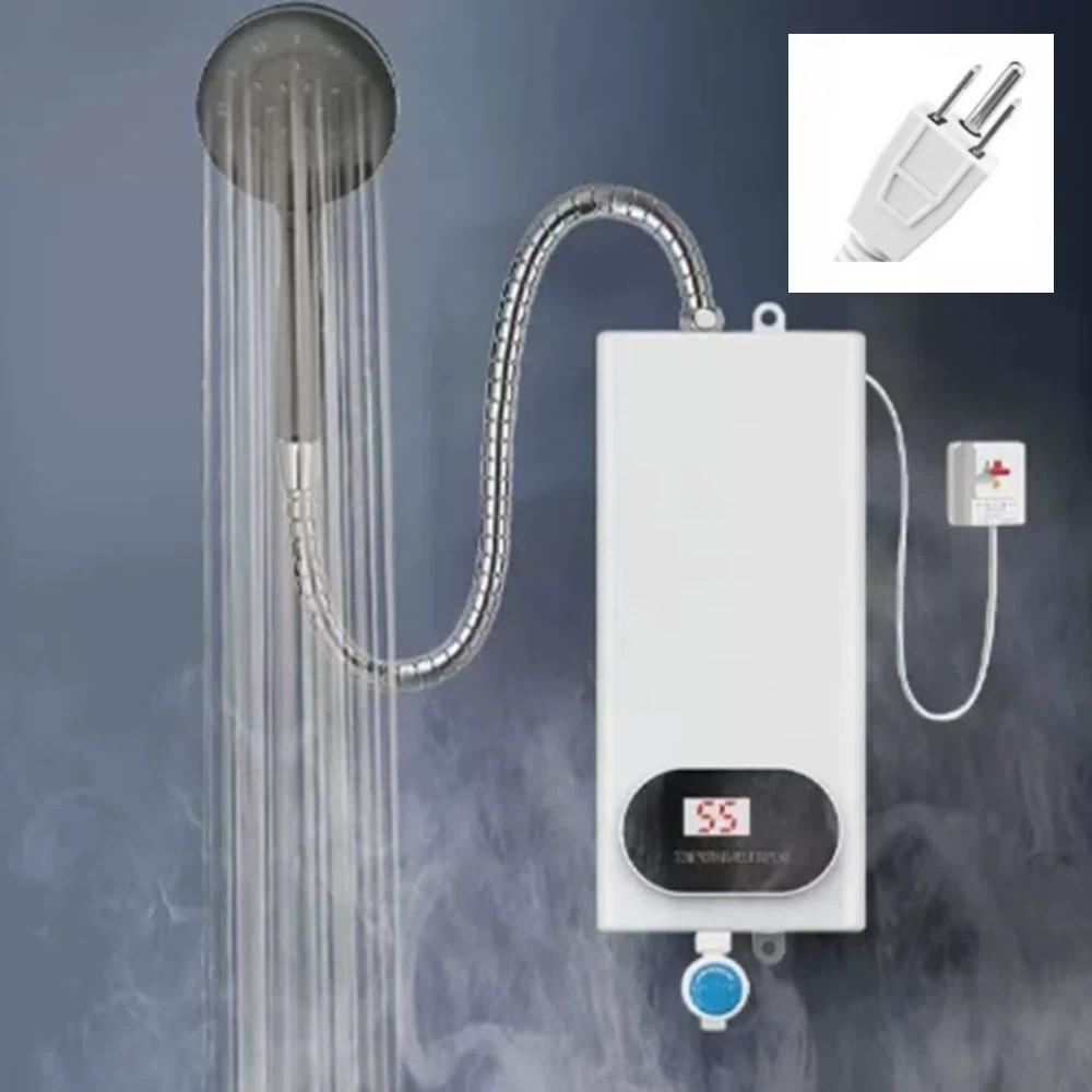 Instant Hot Water Instant Water Heater Digital Display Tankless Water Heater Shower Heating