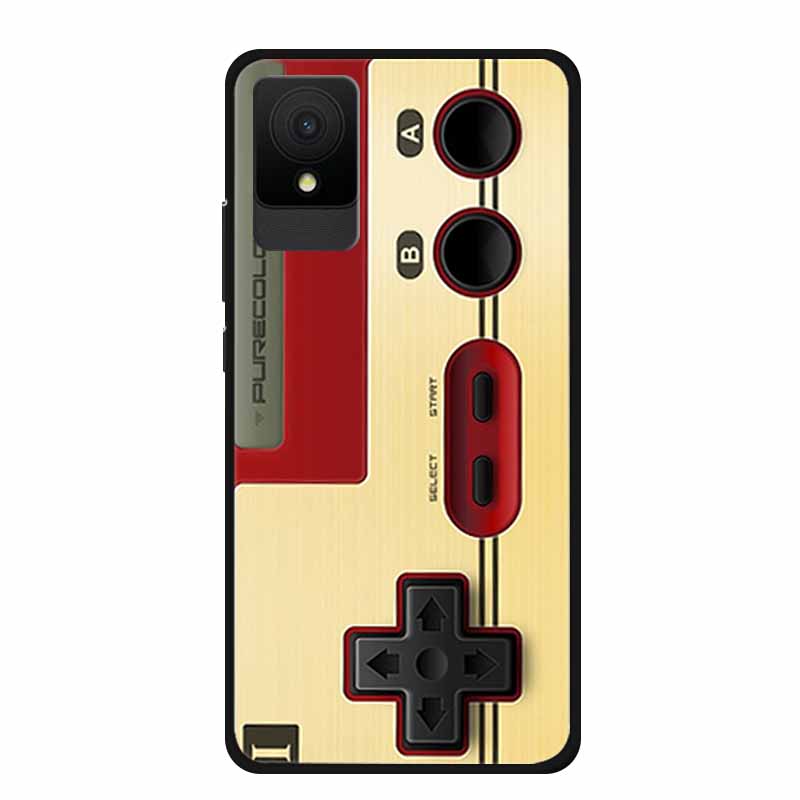 For TCL 501 Case Luxury TPU Soft Silicone Back Cover Phone Cases for TCL501 6 Inches T433D Protective New Bumper Lovely Funda