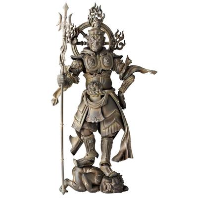 Revoltech Takeya 005EX Jikokuten Wooden Edition Painted Action Figure Non-Scale ABS&PVC