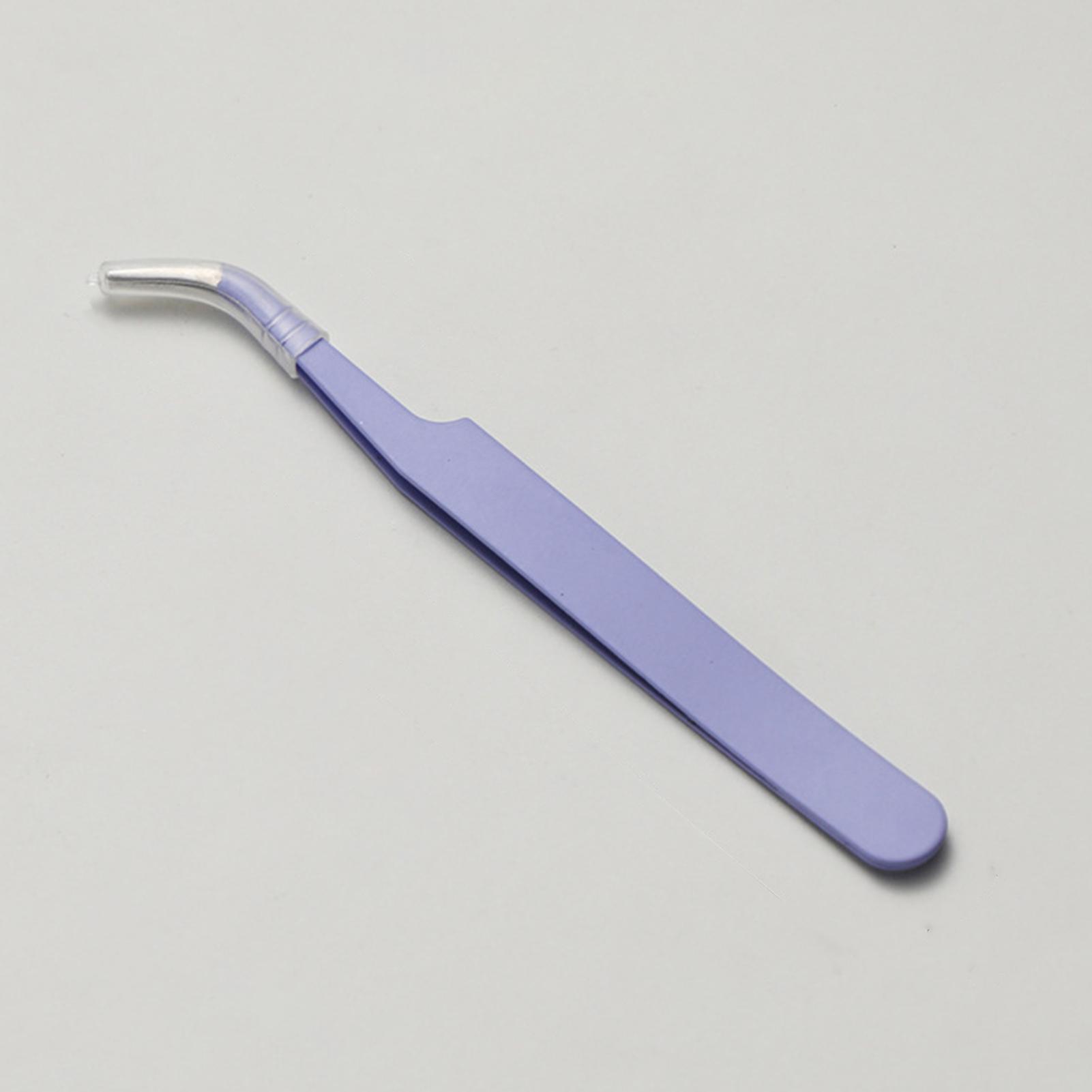 

1 шт. Макаронные цветные пинцеты из нержавеющей стали с прямыми и изогнутыми кончиками для ногтей, ресниц, макияжа, инструменты для наклеек для DIY