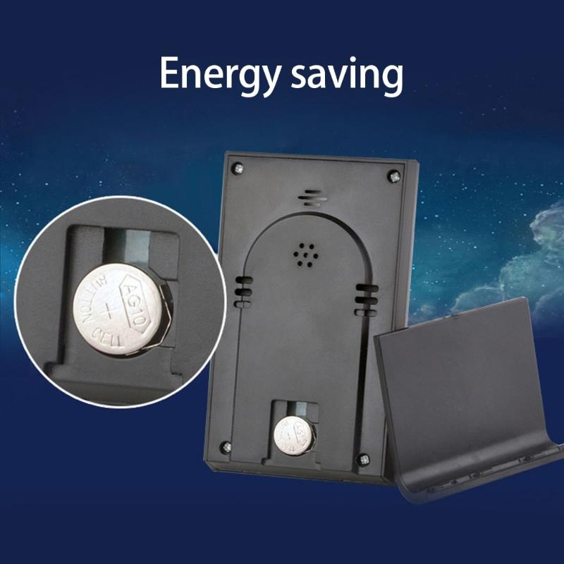 Digital Temperature Humidity Measurement Meter Gauge for Home Baby Room Thermometers Hygrometer with Time Alarm Clock