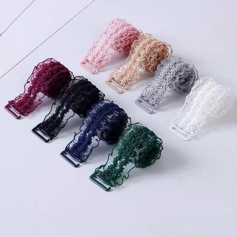 Sexy Dress Lace Bra Shoulder Strap Women Adjustable DIY Flower Underwear Strap Elastic Anti-slip Buckle Lingerie Strap Belt