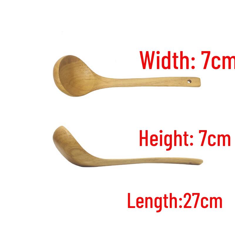 Paint-Free Solid Wood Kitchen Utensils