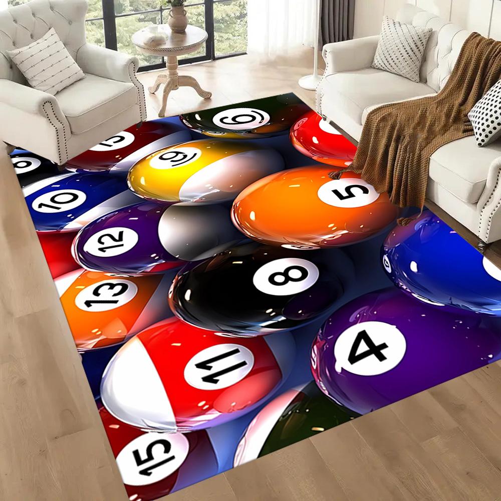 Pool Table Setup Floor Mats for Living Room, Bedroom and Room Decoration Are Suitable for Gifts.