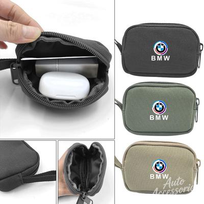 FWAV6 Car Key Wallet Credit Card Multi-function Storage Bag For 50th Anniversary 3 5 7 Series E83 F16 E70 Auto Accessories Sticker