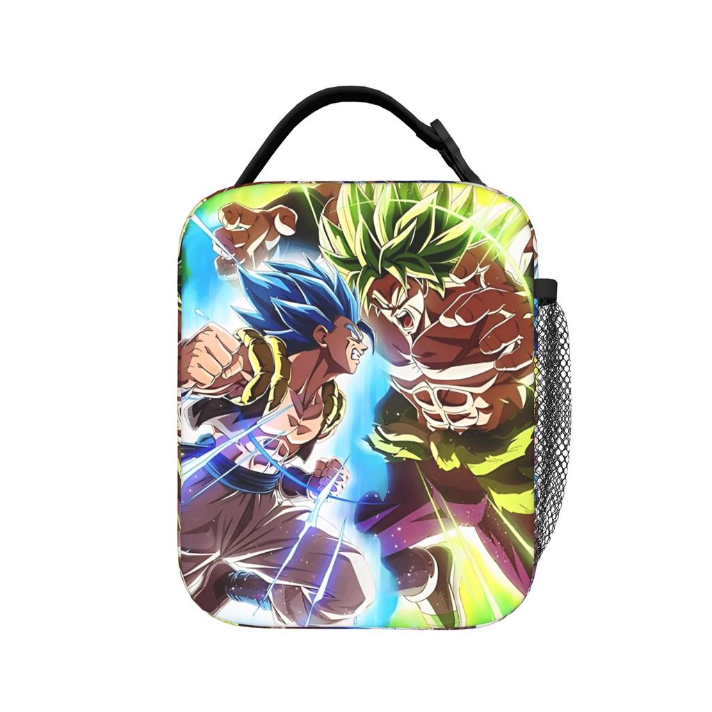 DBZ Insulated Lunch Bag Leakproof Vegeta Anime Meal Container Thermal Bag Tote Lunch Box Work Outdoor Men Women