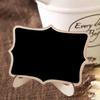 10 Wooden Blackboard Message Labels Wedding Party Table Chalkboard, Comes with Films + Pens