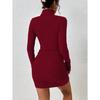 Neues Frühlings- und Sommerkleid für den Urlaub im Alltag, Pendeln, Arbeit, bequem, sexy, elegant, Damenmode, bedruckt