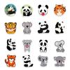 50 Photos of Panda Tiger Graffiti Stickers Skateboard Mobile Phone Kettle Hand Tent Creative Stickers Cute Pet