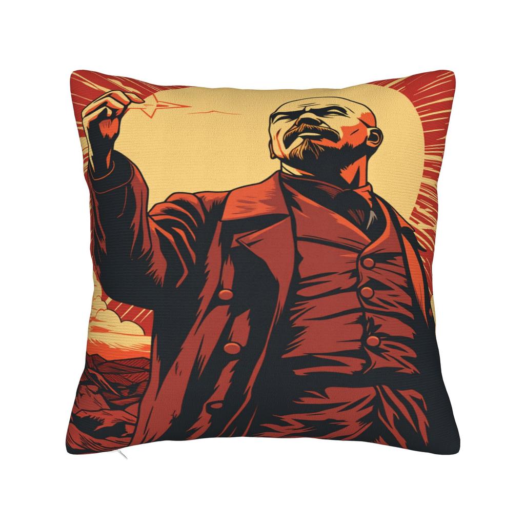 Pillow Cover Karl Marx Engels And Lenin Fashion Pillow Case For Office Car Home Decor Pillowcases
