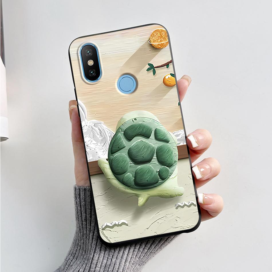 Case For Xiaomi Mi A2 Lite MiA2 Cute Bear Cartoon Frog Soft Silicone Phone Case Bumper For Xiaomi Mi A2 Lite A2lite Back Cover