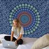 Mandala Tapestry Wall Hanging Boho Decor Wall Cloth Tapestries Psychedelic Hippie Night Moon Tapestry Mandala Wall Carpet