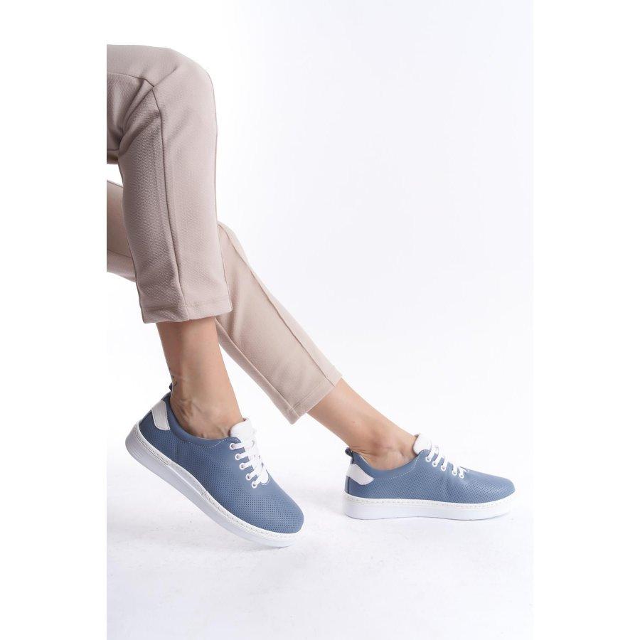 

Женская легкая удобная повседневная обувь из натуральной кожи 36 синий