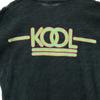 90s Old KOOL Short sleeve T-shirt charcoal green Single stitch Men's Used
