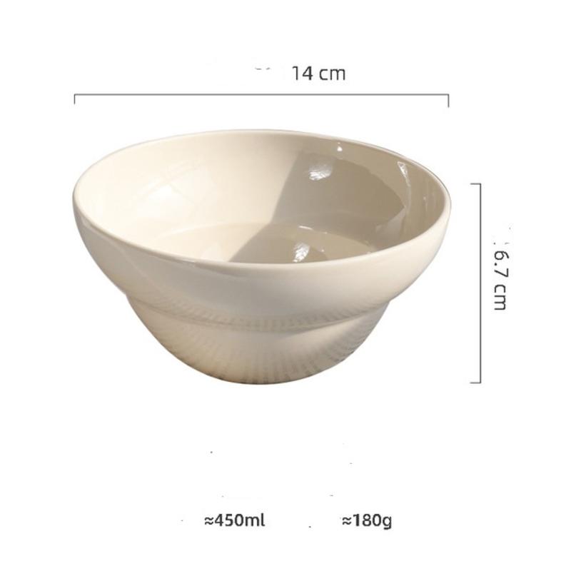 Creation Ceramic Table Sets Net Red Nordic Rod Bold Color Solid Color Fruit Rice Salad Bowl Rice Bowl Pasta Pasta | Bowls