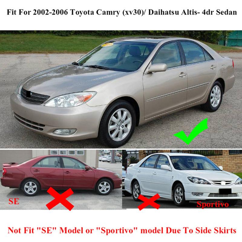 Mud Flaps For Toyota Camry XV30 2002 - 2006 Daihatsu Altis Mudflaps Splash Guards Front Rear Mudguards Mud Flap 2003 2004 2005