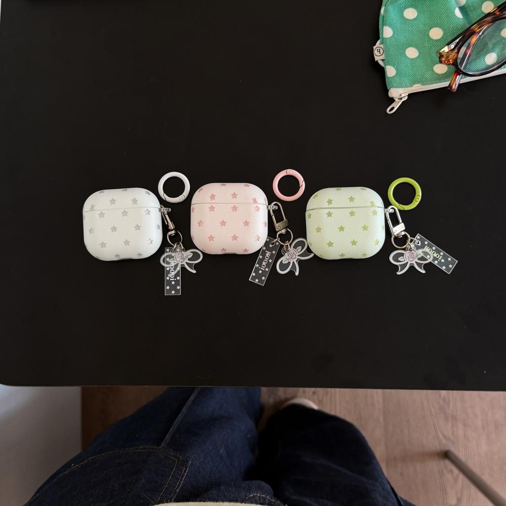 The Korean Diamond Star AirPods Pro1 Earphone Case Is Compatible with Apple 1/1/1/1 Generation Wireless Bluetooth Protective Cases