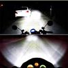 2Pcs Universal Motorcycle LED Light 6 LED  Auxiliary Lamp Driving Headlight