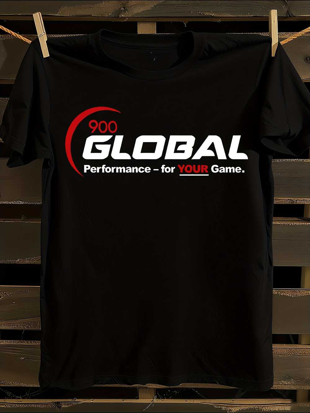 900 Global Bowling Black T-Shirt XXL