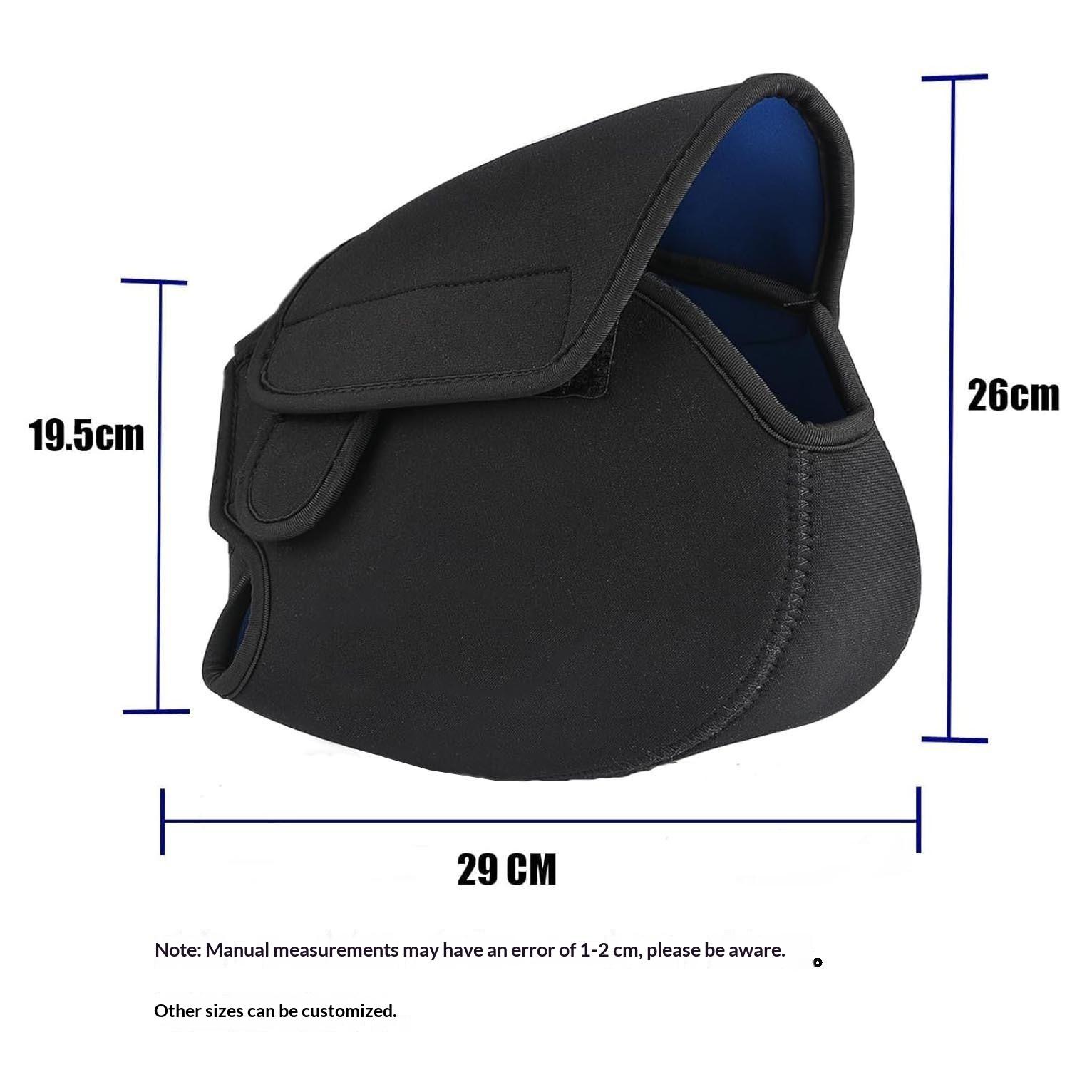 Electric Bicycle Motor Protective Cover Windproof Waterproof E Bike Engine Cover For Transport Storage чёрный