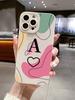 Gorgeous Letter A Pattern Graphic Phone Case For iPhone 16 15 14 13 12 11 X XR XS SE2 Plus Pro Max Mini Silicone Back Cover