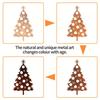 Yousheng Christmas Tree Garden Stake Decoration Weather-proof Indoor Outdoor Yard Lawn Patio Pathway Metal Tree Silhouette Sign Stake Ornament