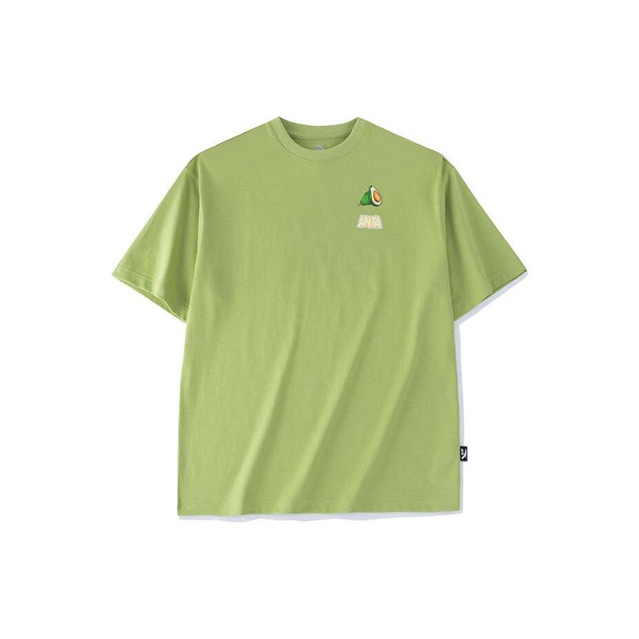 

ANTA Women s Avocado Embroidered Short Sleeve T-Shirt Green 962328126-4 M