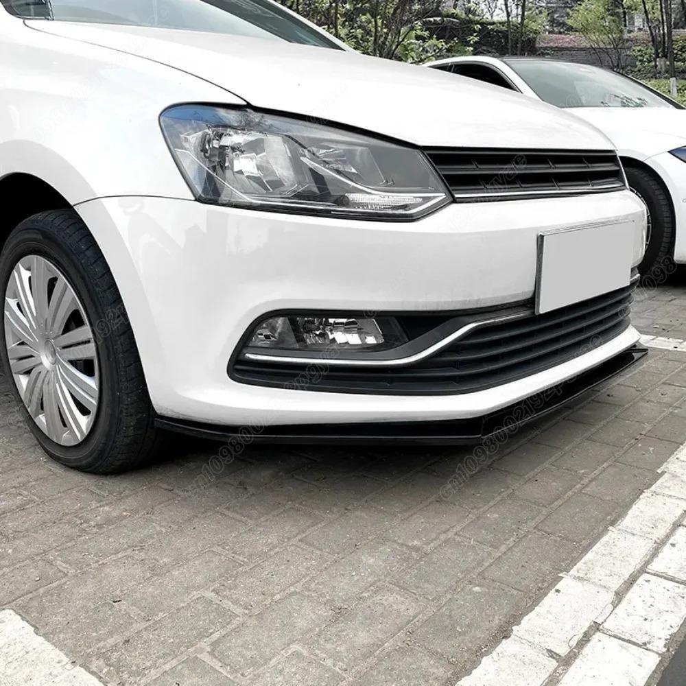 For Volkswagen VW Polo 6R 6C 2009 2010 2011 2012 2013 2014 2015 2016 2017 Front Bumper Lip Splitter Exterior Accessories BodyKit